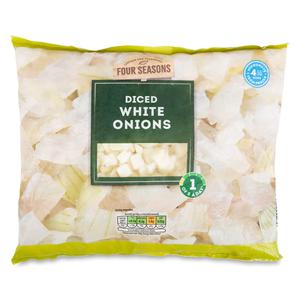 Four Seasons Diced White Onions 500g