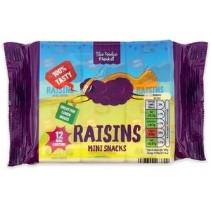 The Foodie Market Raisins Mini Snacks 12x14g