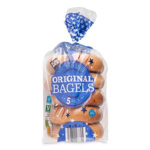 Village Bakery Original Bagels 425g-5 Pack