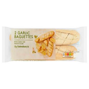 Sainsbury's Garlic Baguette x2 420g