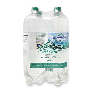 Strathrowan Sparkling Scottish Mountain Water 4x2l