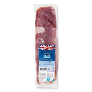 Ashfields British Lean Pork Fillet Typically 0.55kg