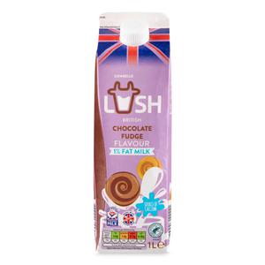 Cowbelle Lush British Chocolate Fudge Flavour 1% Fat Milk 1l