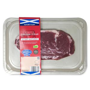 Natures Glen 21 Day Matured Scotch Sirloin Steak 195g