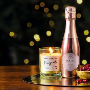 Costellore Rose Prosecco & Luxury Candle 1x20cl, 1x140g