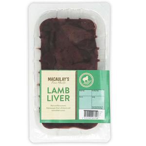 Macaulays Scotch Lamb Liver Typically 0.325kg