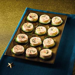 The Fishmonger Lemon And Mascarpone Canapes 120g