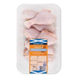 Natures Glen Scottish Chicken Drumsticks Fresh Class A 1kg