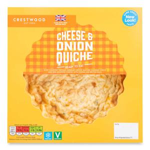 Crestwood Cheese & Onion Quiche 400g