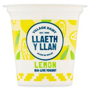 Village Dairy Llaeth Y Llan Lemon Bio-live Yogurt 125g