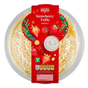 Dessert Menu Strawberry Trifle 600g