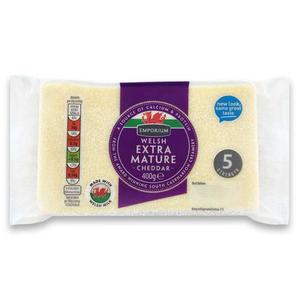 Emporium Extra Mature Welsh Cheddar 400g