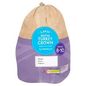 Sainsbury's Large British Turkey Crown 2.4-2.8kg