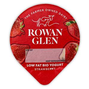 Rowan Glen Low Fat Bio Yogurt Strawberry 125g