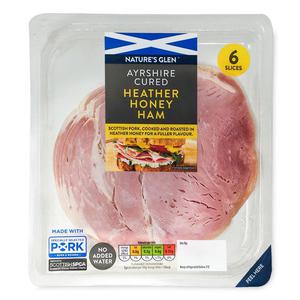 Natures Glen Ayrshire Cured Heather Honey Ham 125g