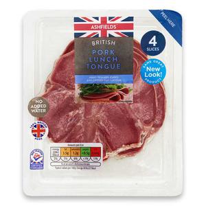 Ashfields No Added Water British Pork Lunch Tongue 100g