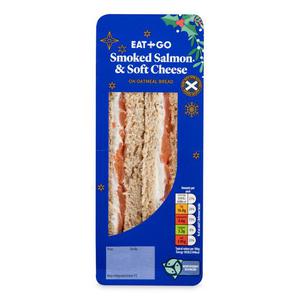 Eat & Go Smoked Salmon & Soft Cheese 184g