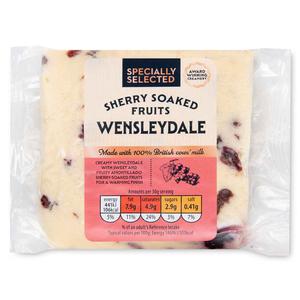 Specially Selected Sherry-Soaked Fruits Wensleydale Cheese 200g