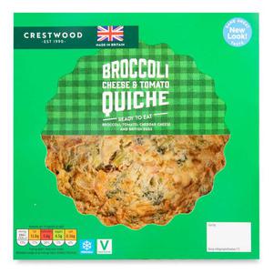 Crestwood Broccoli, Tomato & Cheese Quiche 400g