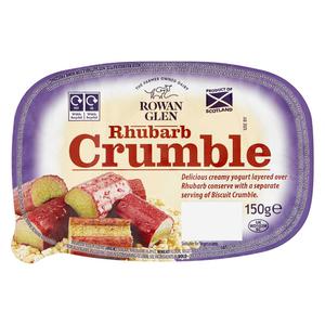 Rowan Glen Rhubarb Crumble 150g