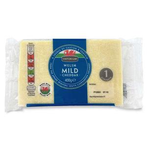 Emporium Mild Welsh Cheddar 400g