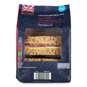 Specially Selected Bloomer Sandwiches Pastrami & Emmental Cheese Each