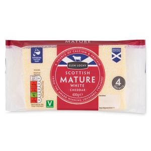 Glen Lochy Scottish Mature White Cheddar 400g