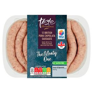 Sainsbury's Taste the Difference Pork Chipolata 375g