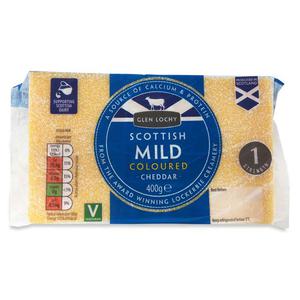 Glen Lochy Scottish Mild Coloured Cheddar 400g