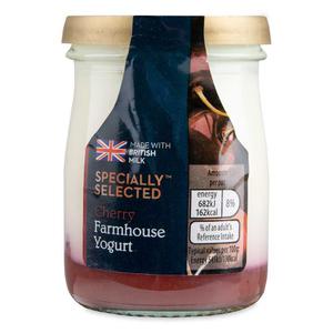 Specially Selected Cherry Farmhouse Yogurt 125g