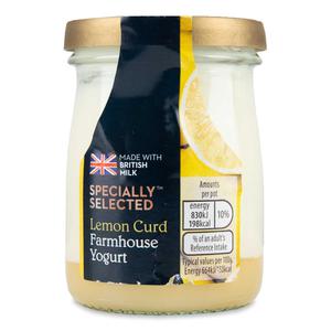 Specially Selected Lemon Curd Farmhouse Yoghurt 125g