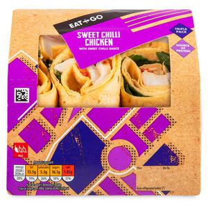 Eat & Go Sweet Chilli Chicken Triple Wrap 273g