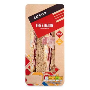 Eat & Go Egg & Bacon Sandwich 203g