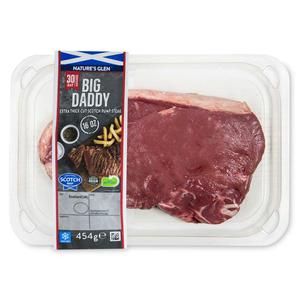 Natures Glen 30 Day Matured Big Daddy Scotch Rump Steak 454g