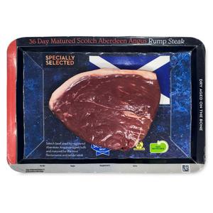 Specially Selected 36 Days Matured Scotch Aberdeen Angus Rump Steak 227g