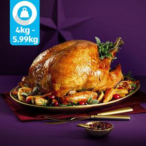 Specially Selected East Anglian Bronze Roly Poly Whole Turkey With Giblets Typically 4.995kg