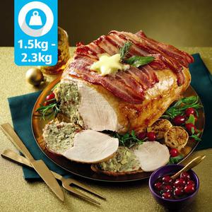 Specially Selected Free Range East Anglian Bronze Roly Poly Stuffed Turkey Crown Typically 1.9kg