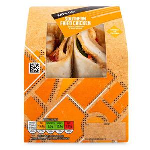 Eat & Go Southern Fried Chicken Wrap 234g