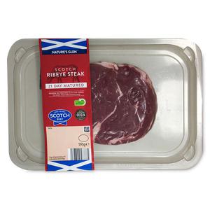 Natures Glen 21 Day Matured Scotch Ribeye Steak 195g