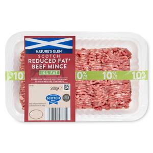 Natures Glen Scotch Beef Mince 10% Fat 500g