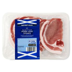 Natures Glen Scottish Pork Loin Steaks 480g