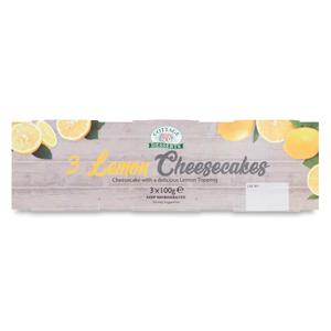 Cottage Desserts Lemon Cheesecakes (300g) 3 X 100g