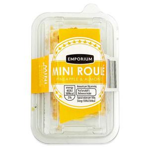 Emporium Mini Roule With Pineapple & Almond 100g