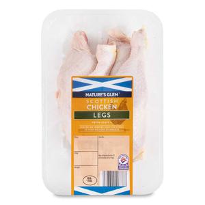 Natures Glen Scottish Chicken Legs Fresh Class A 1kg