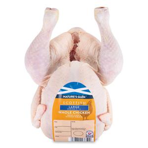 Natures Glen Scottish Large Whole Chicken Fresh Class A 1.89kg