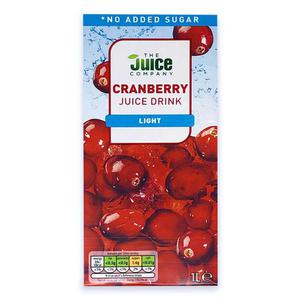 The Juice Company Light Cranberry Juice Drink 1l