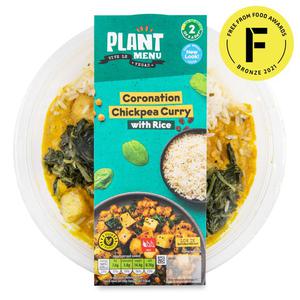 Plant Menu Coronation Chickpea Curry With Rice 380g