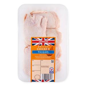 Ashfields British Chicken Thighs Fresh Class A 1kg