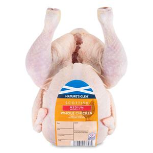 Natures Glen Scottish Medium Whole Chicken Without Giblets 1.45 Kg