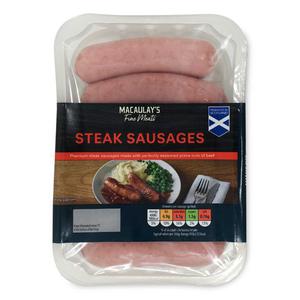 Macaulays Steak Sausages 300g